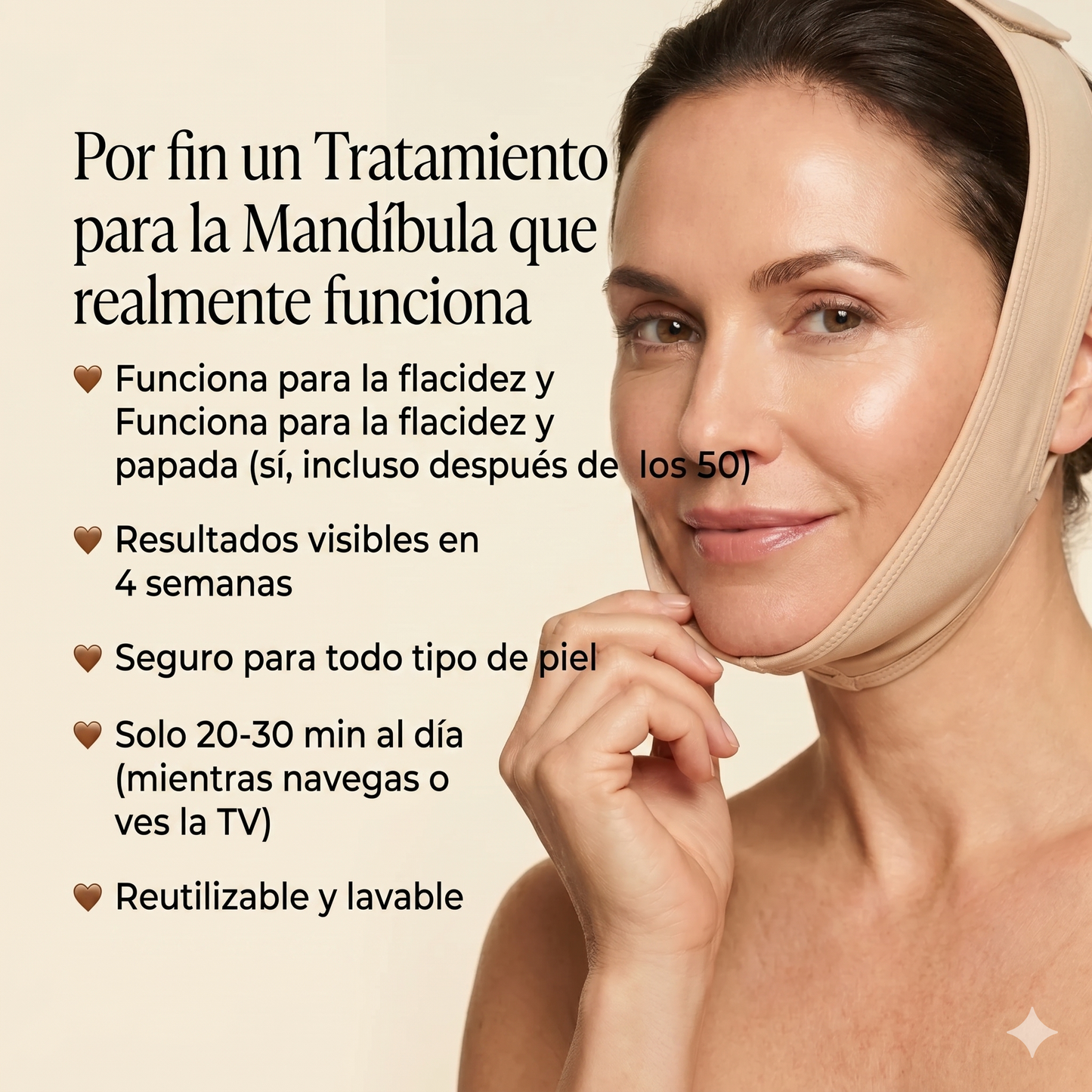 Glamora-Banda Facial Esculpidora de Rostro